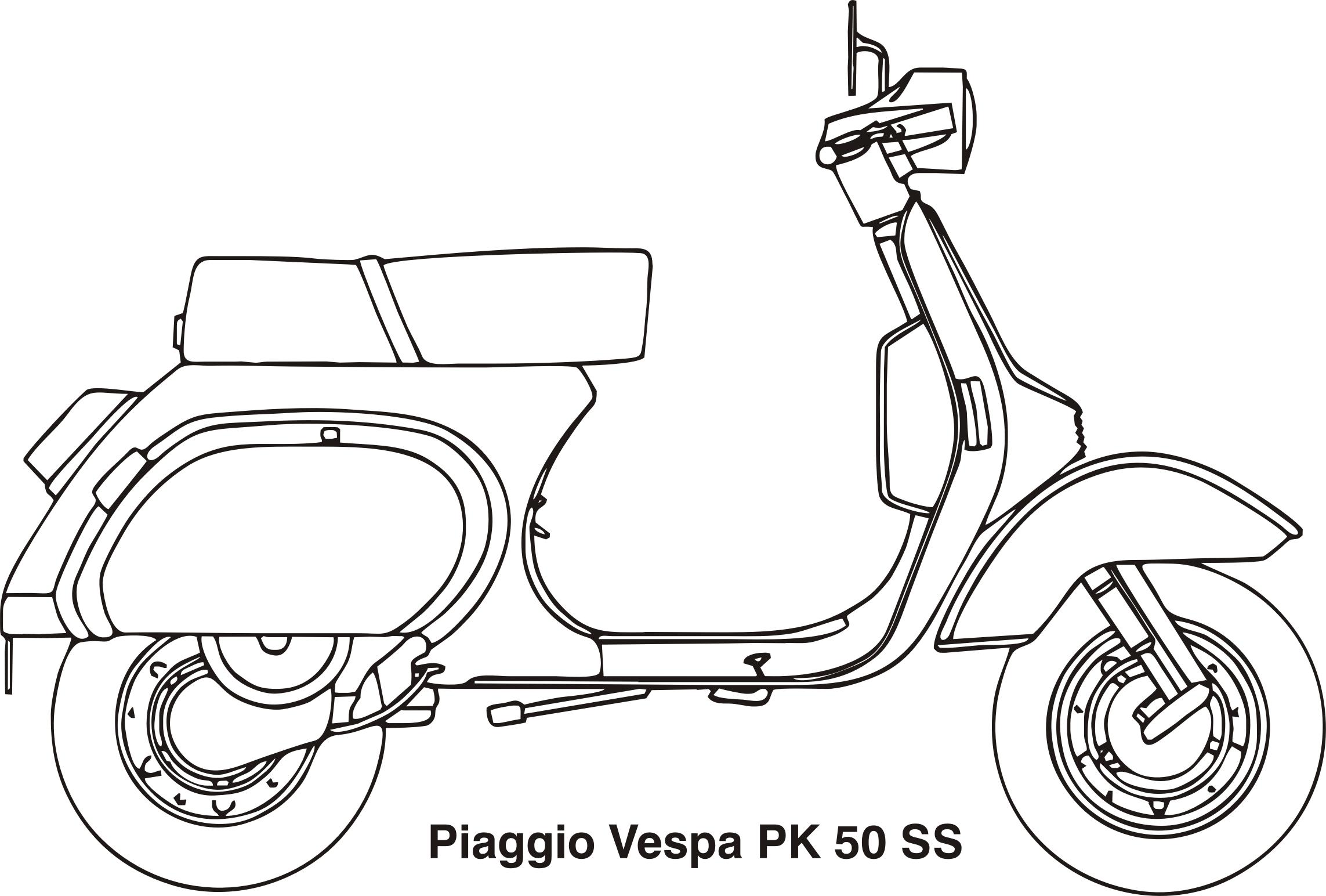 Piaggio Vespa PK 50 SS, year 1983 png