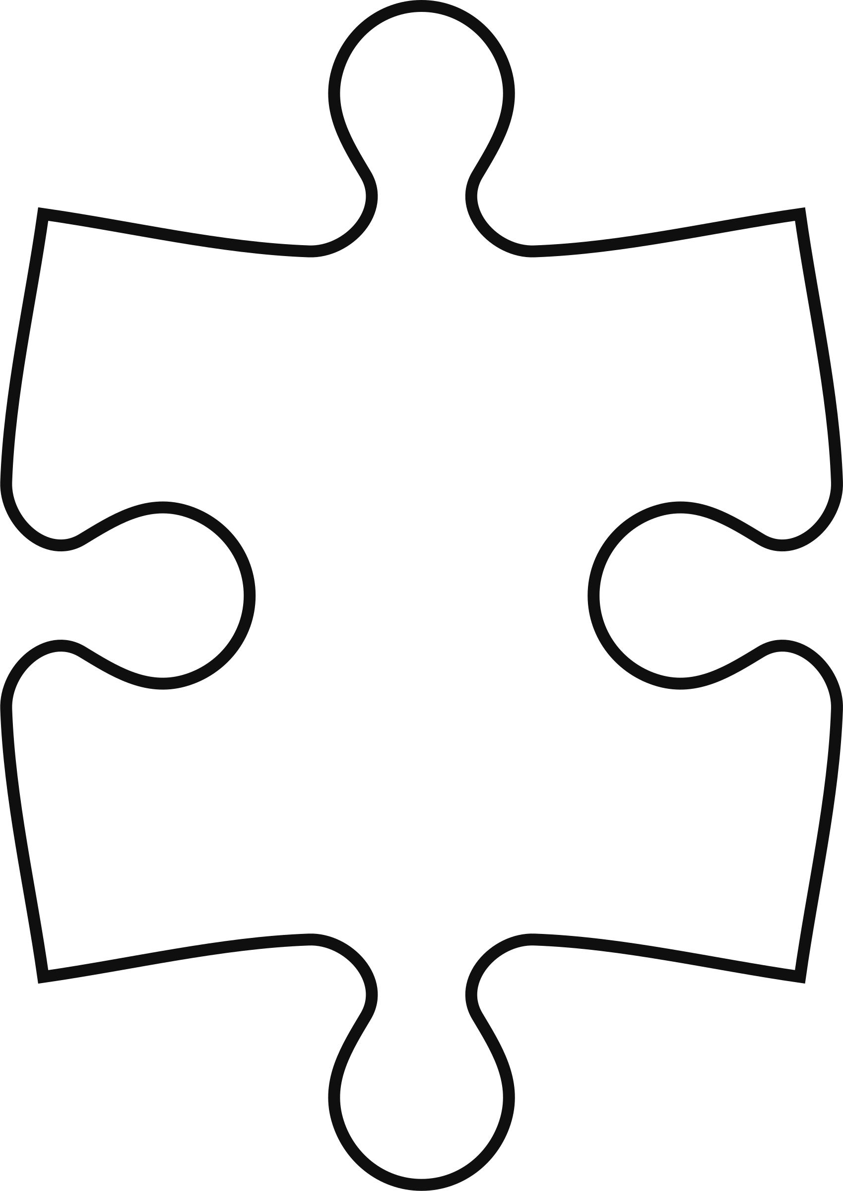 Piece of puzzle (symetric) png