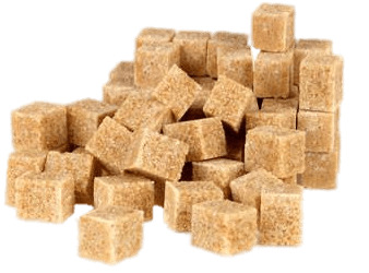 Pile Of Brown Sugar Cubes png