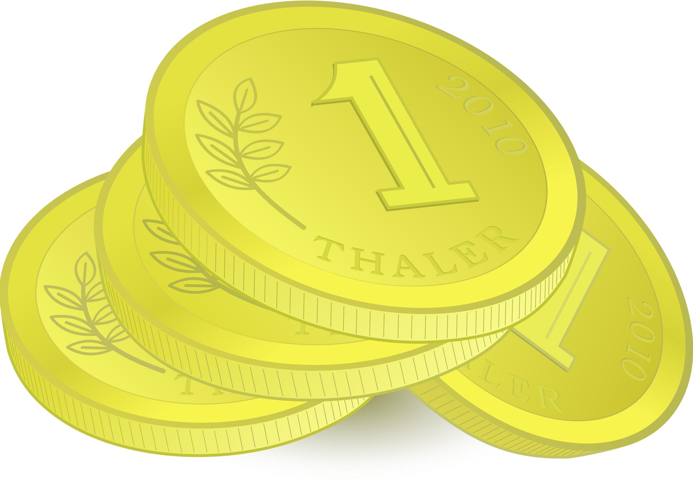 Pile of Golden Coins png