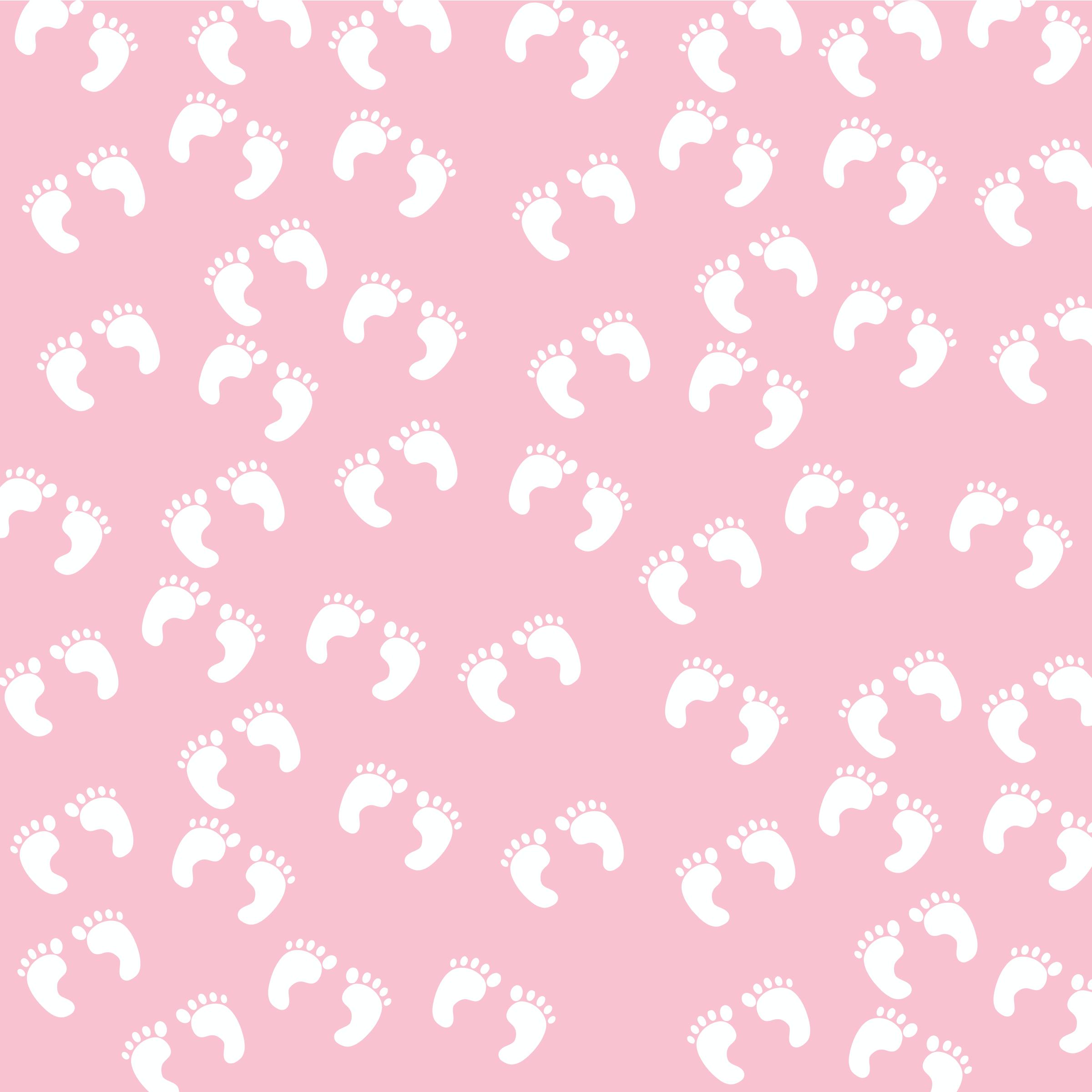 Pink Baby Foot Prints png