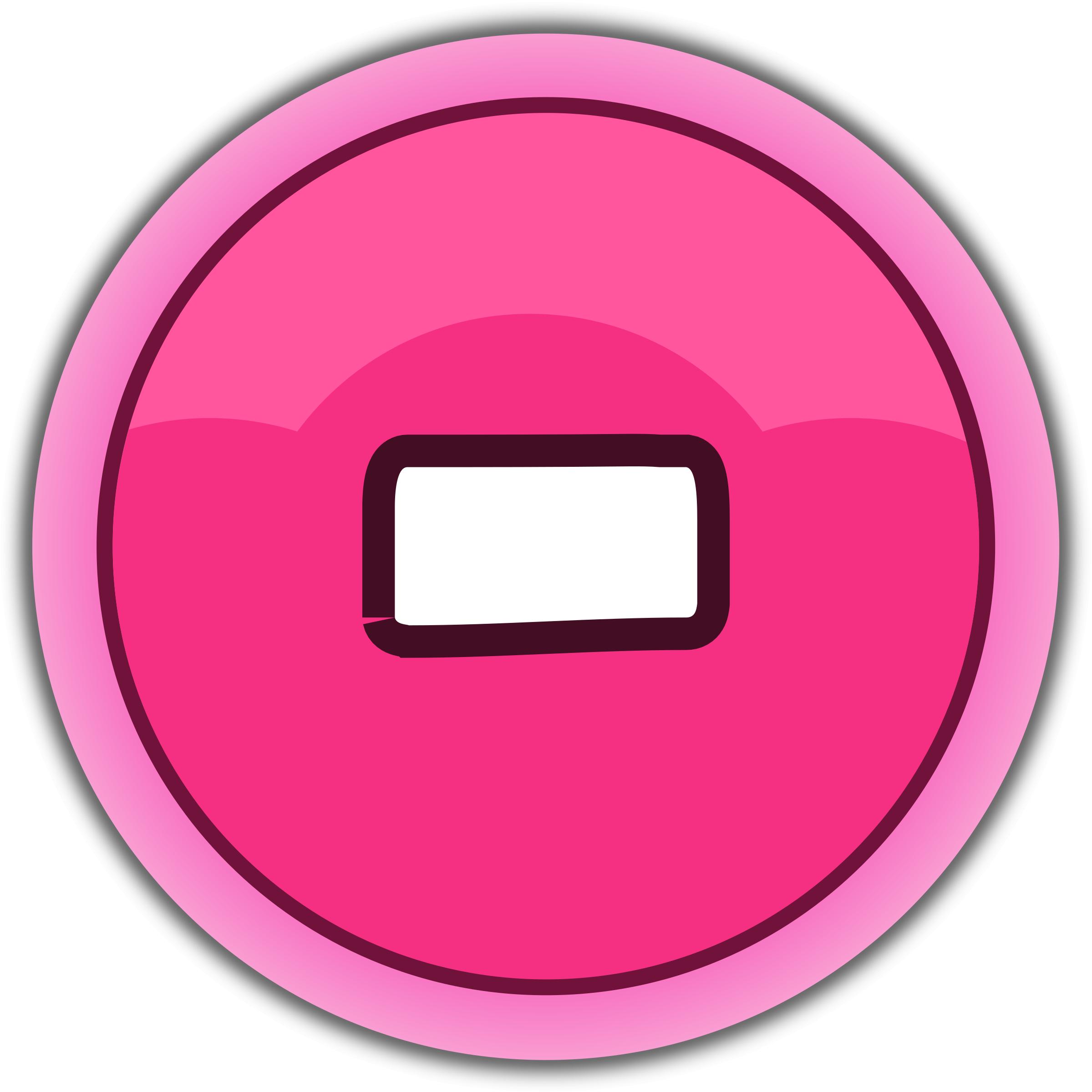 pink button minus png
