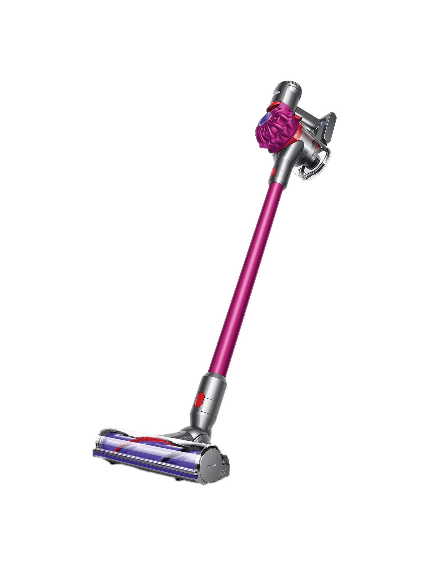 Pink Cordless Dyson Vacuum Cleaner png