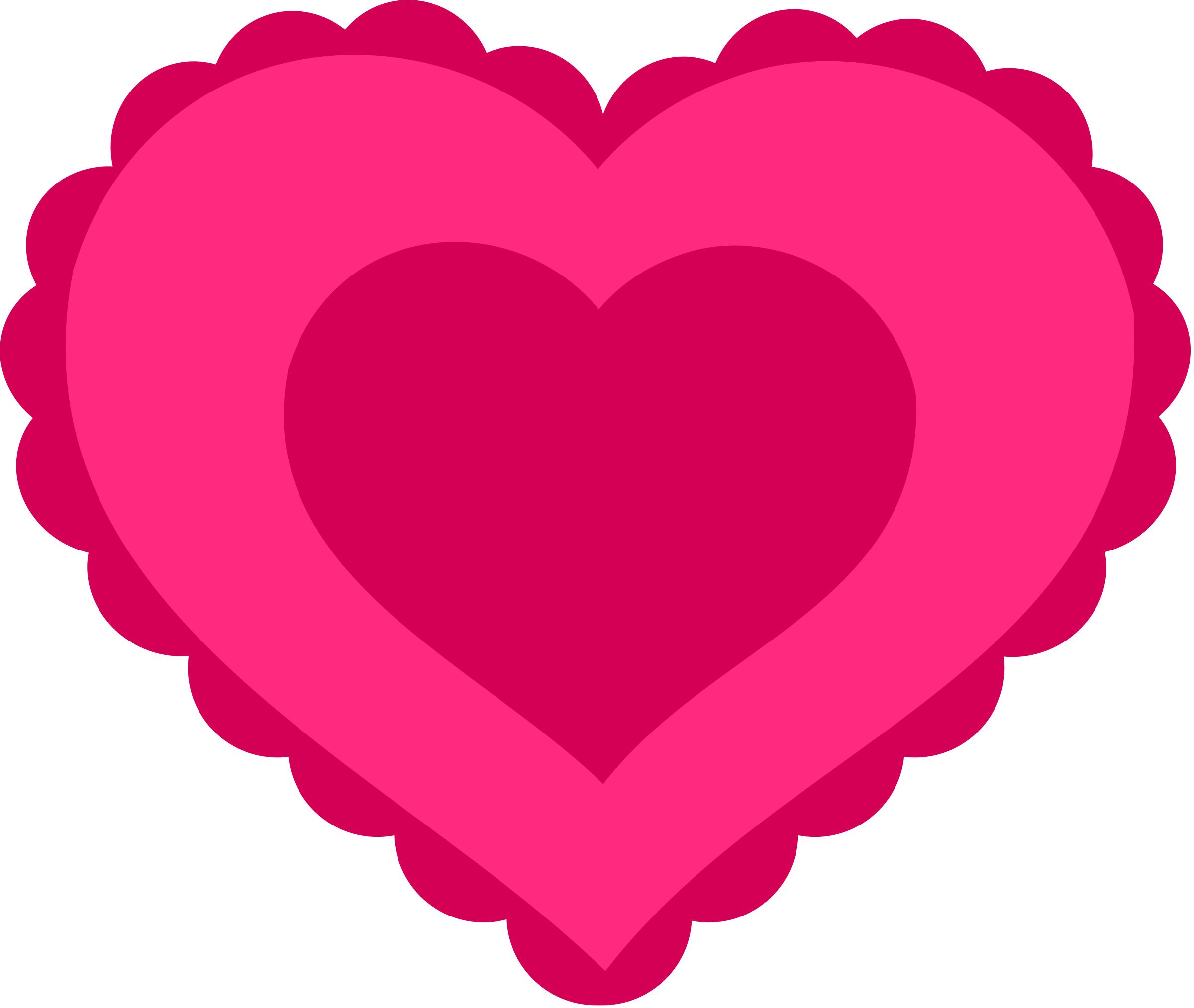 Pink Lace Heart png