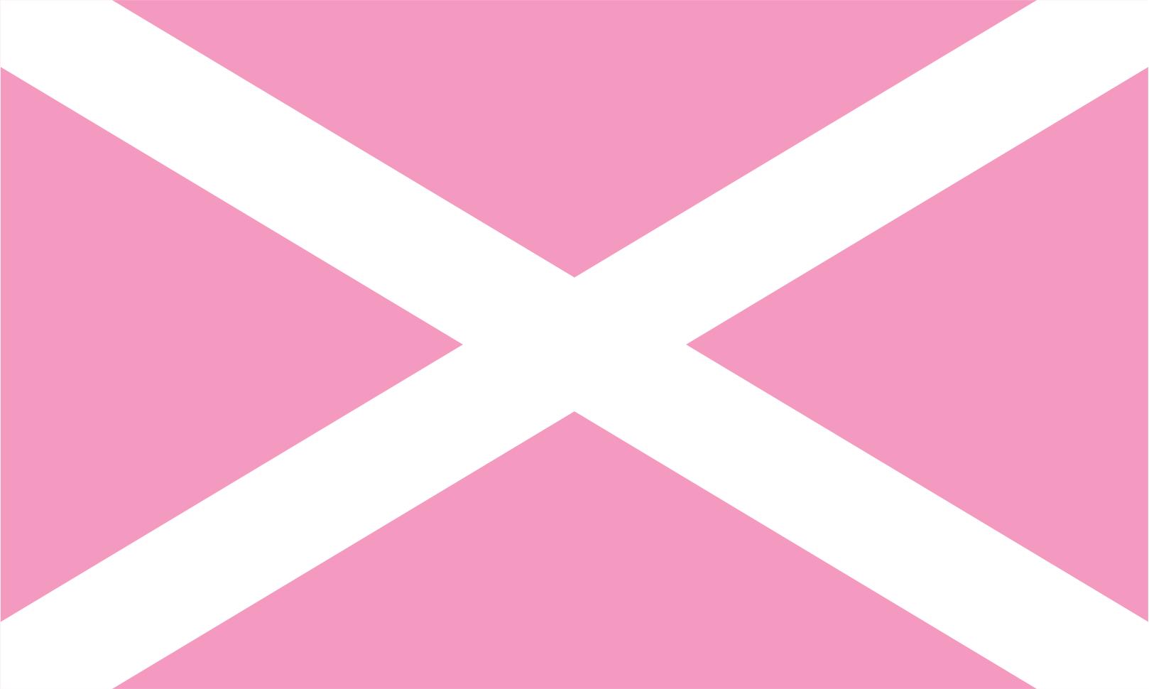 Pink Saltire png