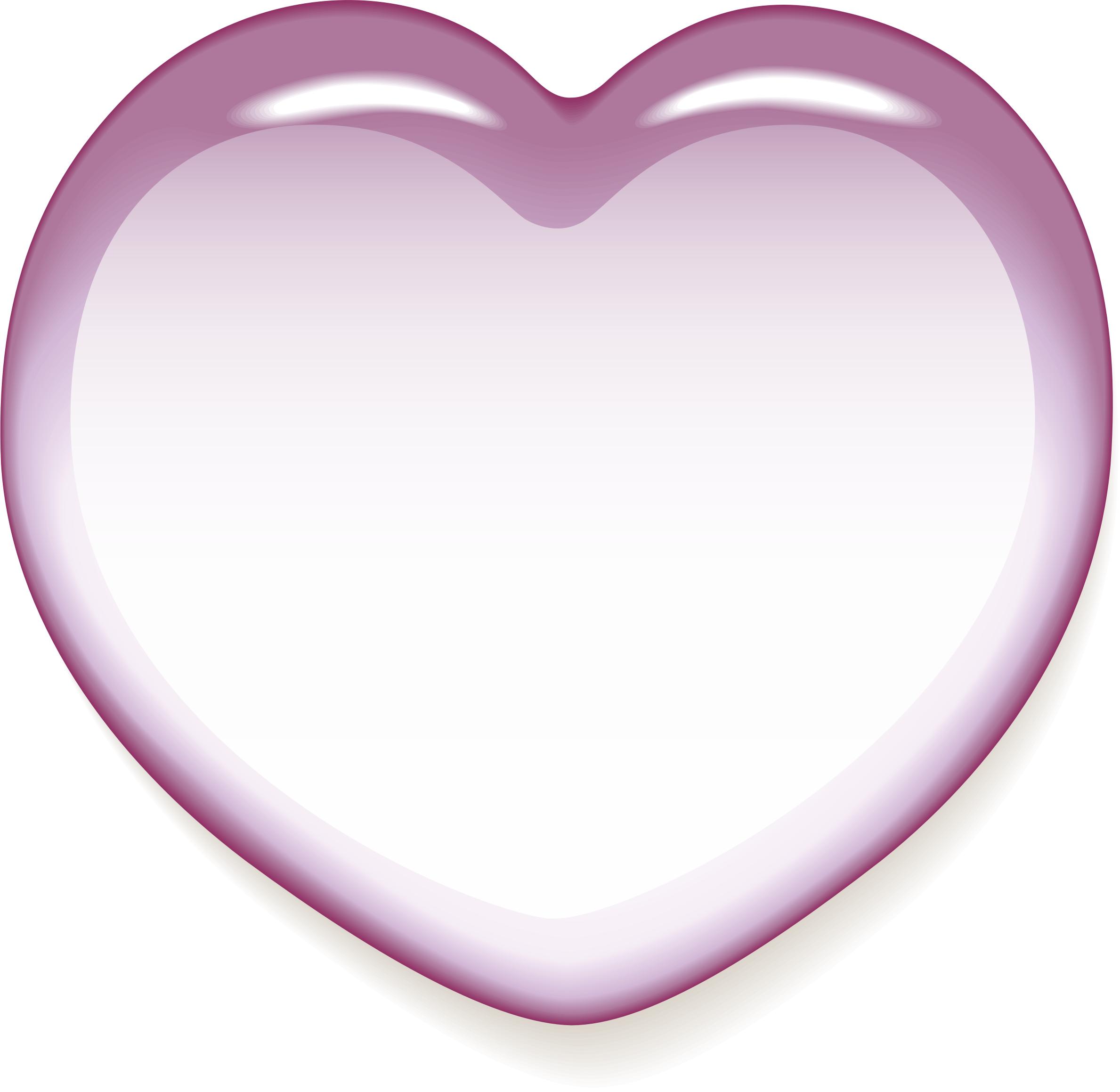 Pink Shiny Heart png
