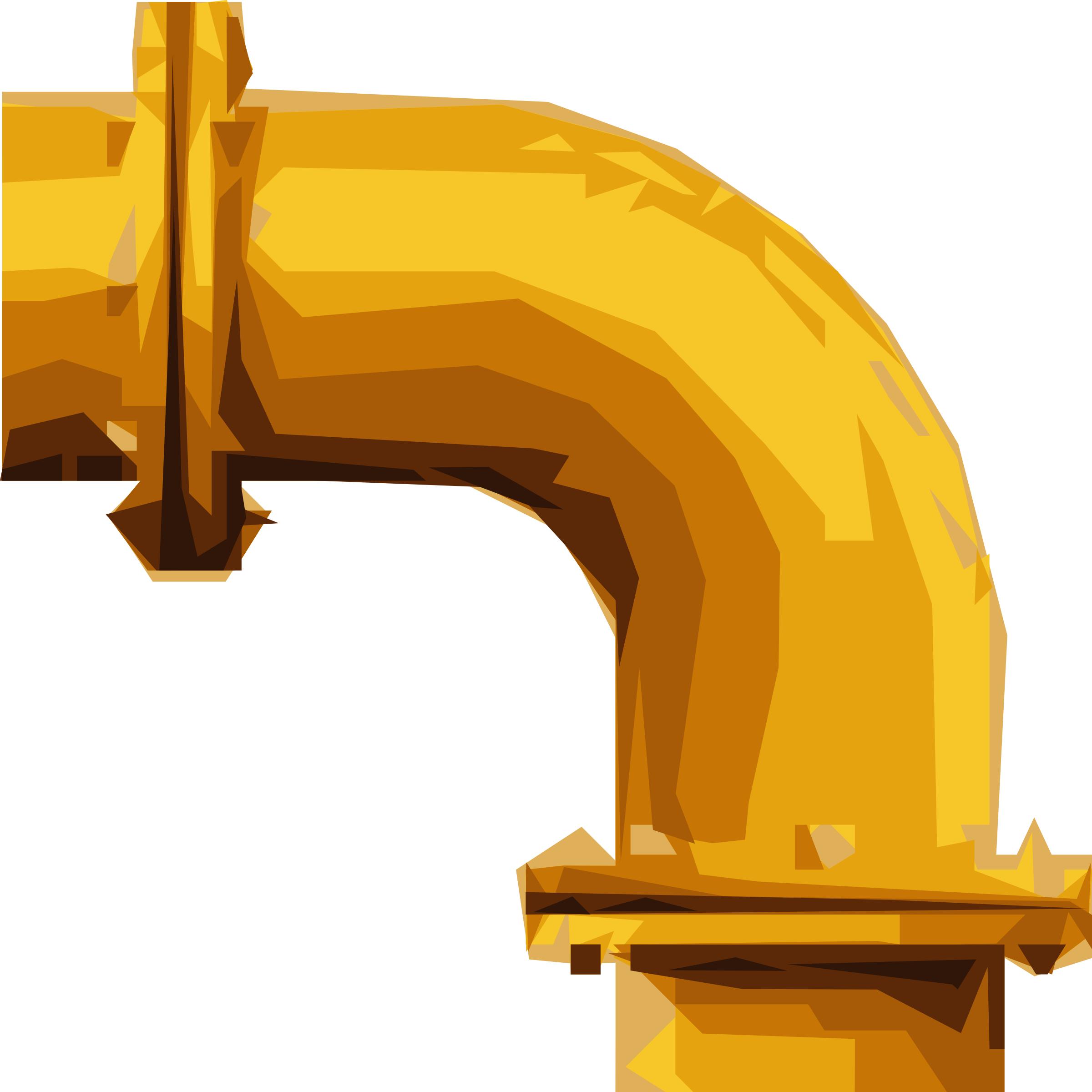 Pipe left bend png
