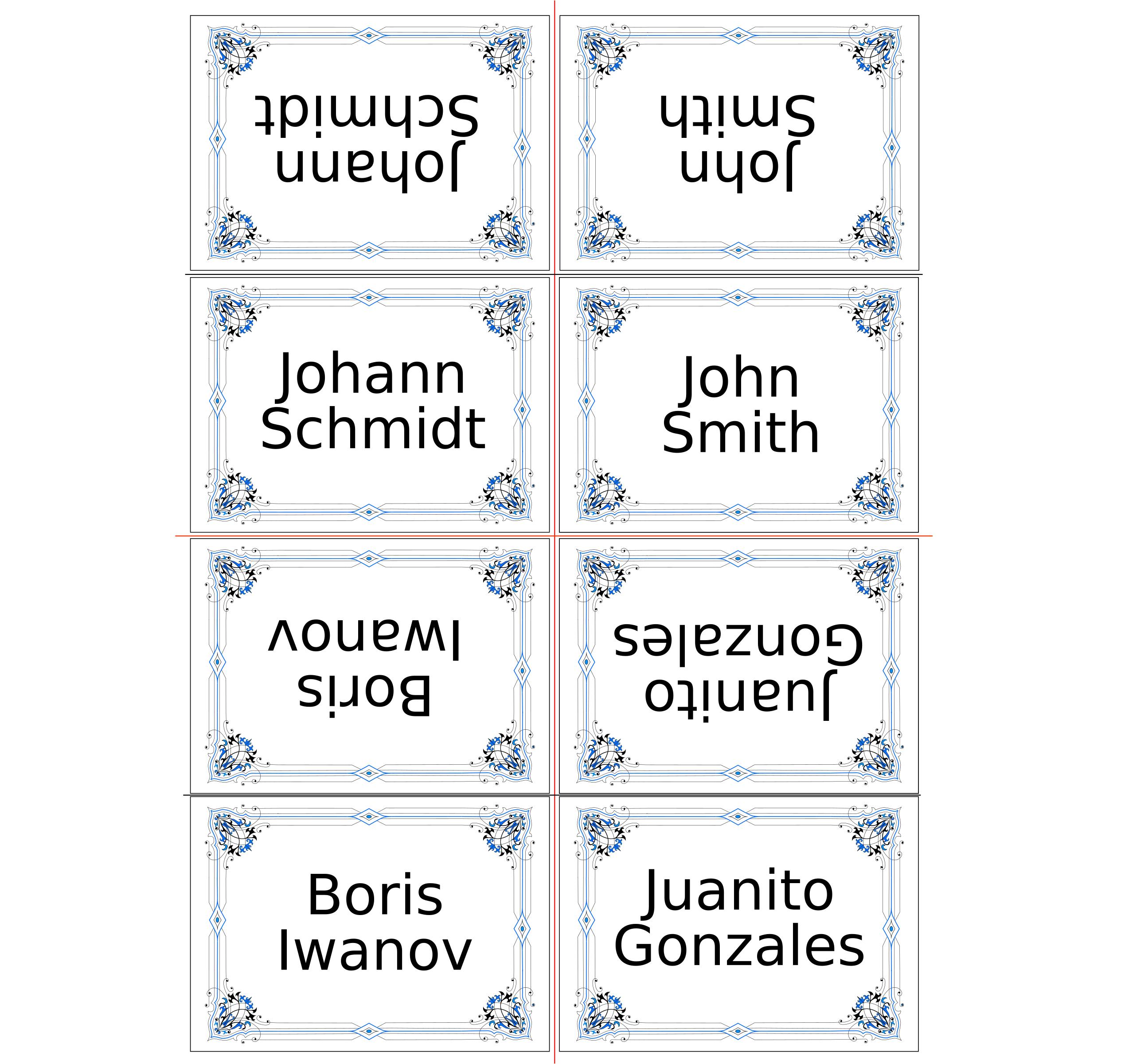place cards png