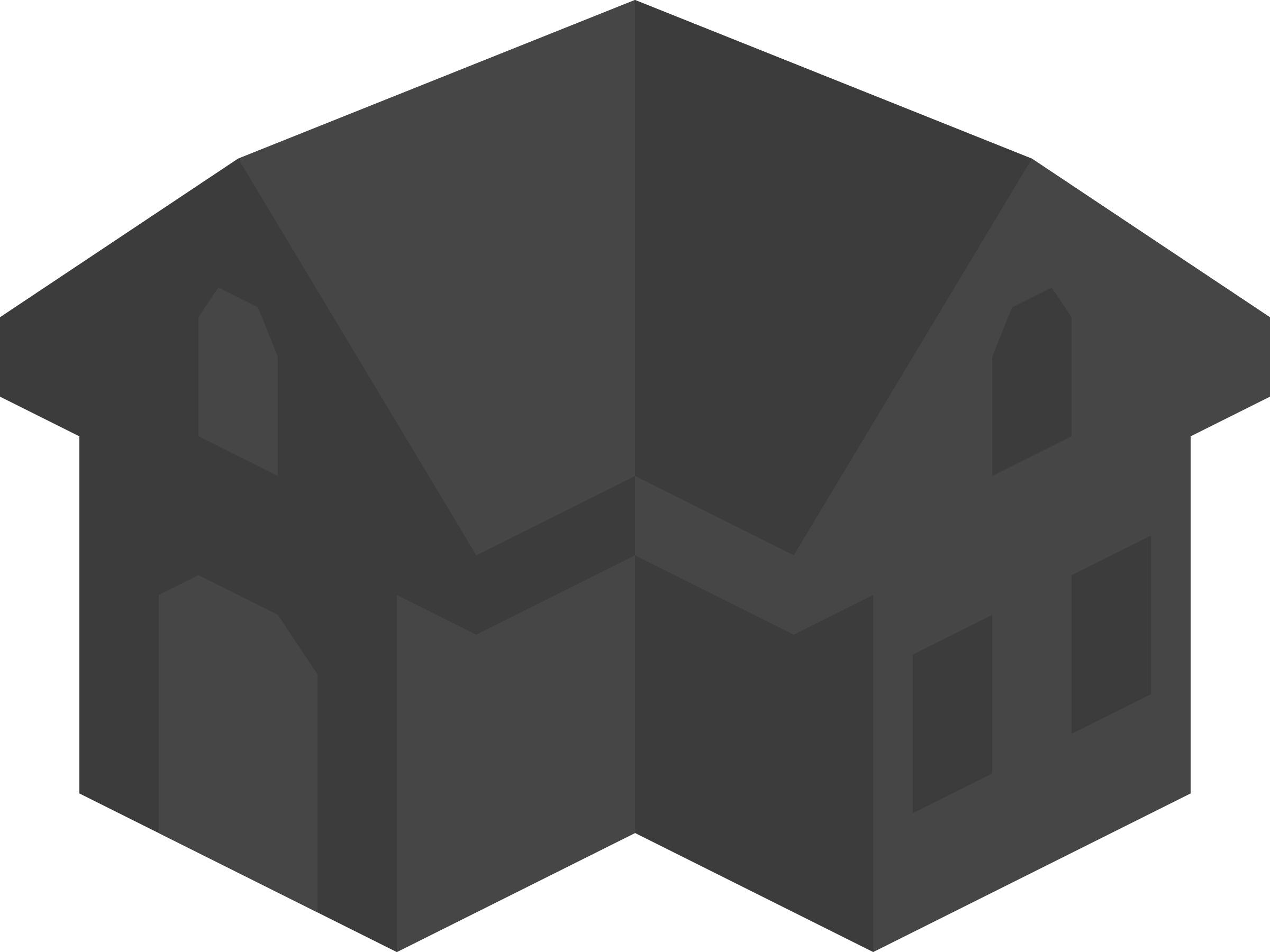 Placeholder Isometric Building Icon Dark Alternative png