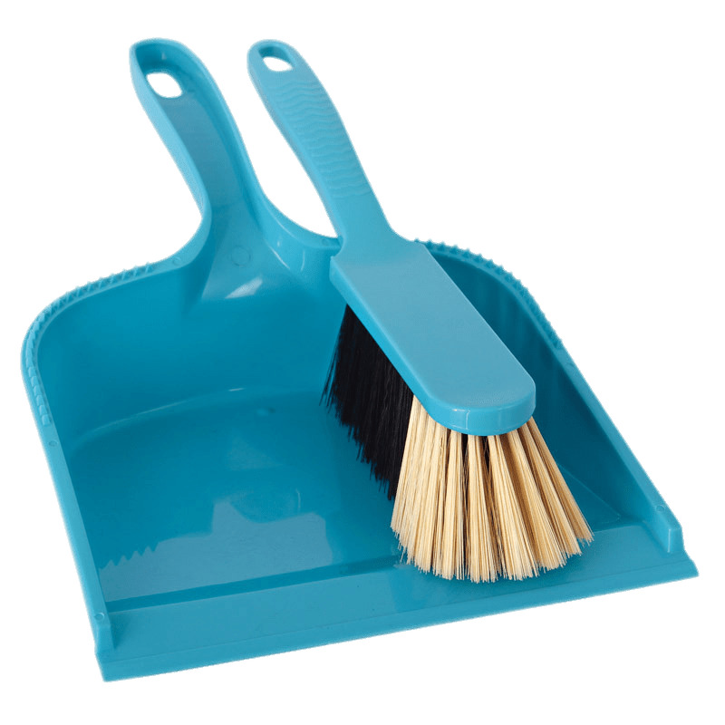 Plastic Dustpan and Brush icons