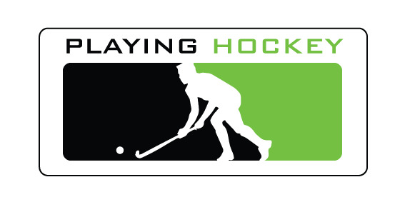 Playing Field Hockey Logo icons