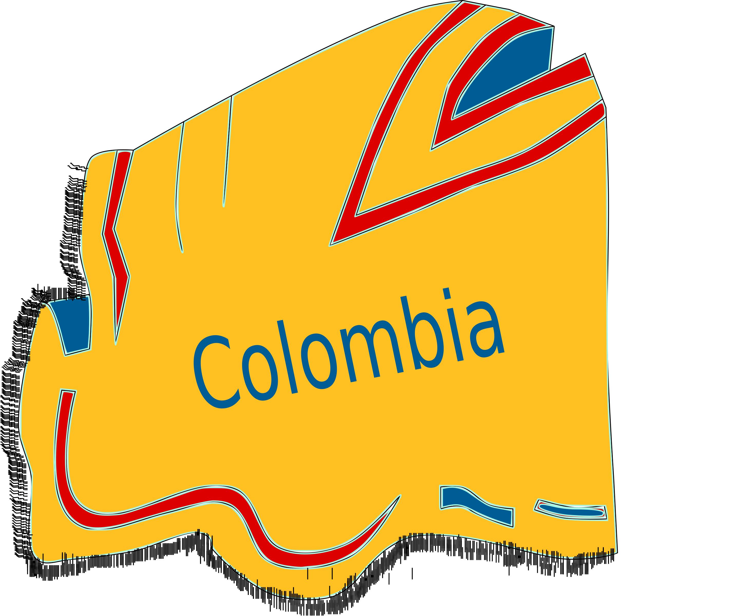 poncho colombiano png