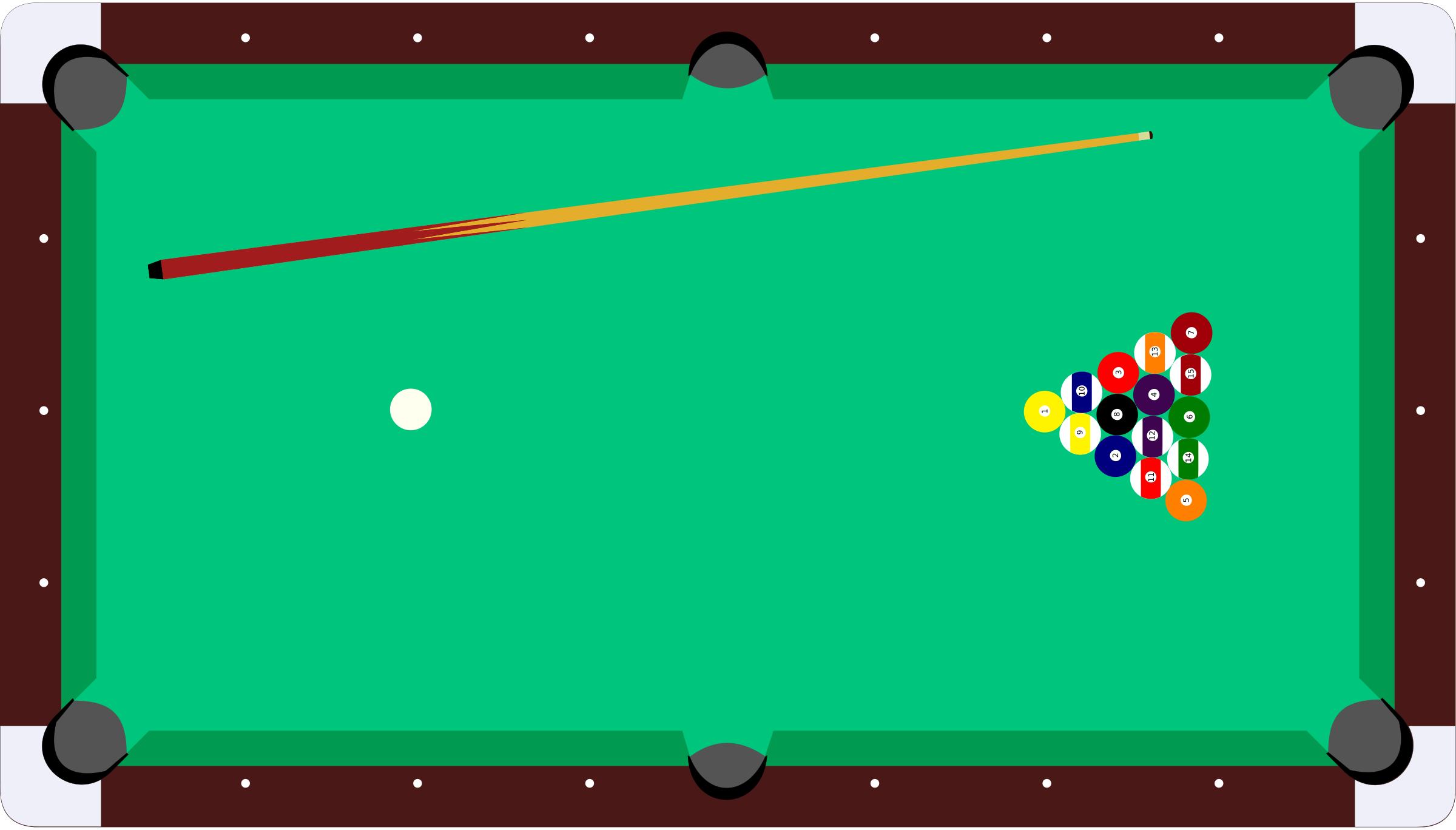 pool table cue balls png