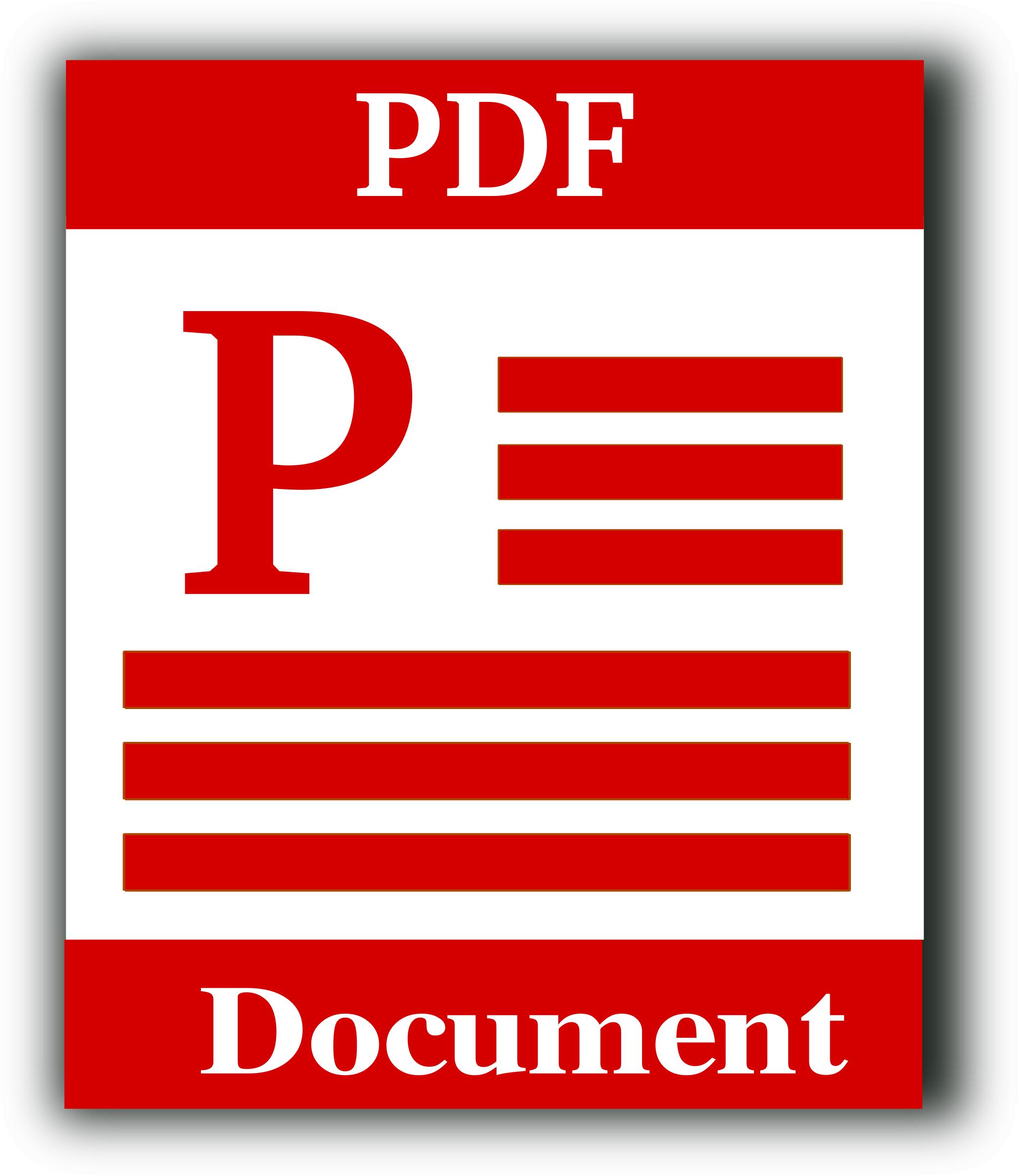 Portable Document Format Icon PNG icons