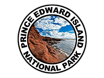 Prince Edward Island National Park Round Sticker icons