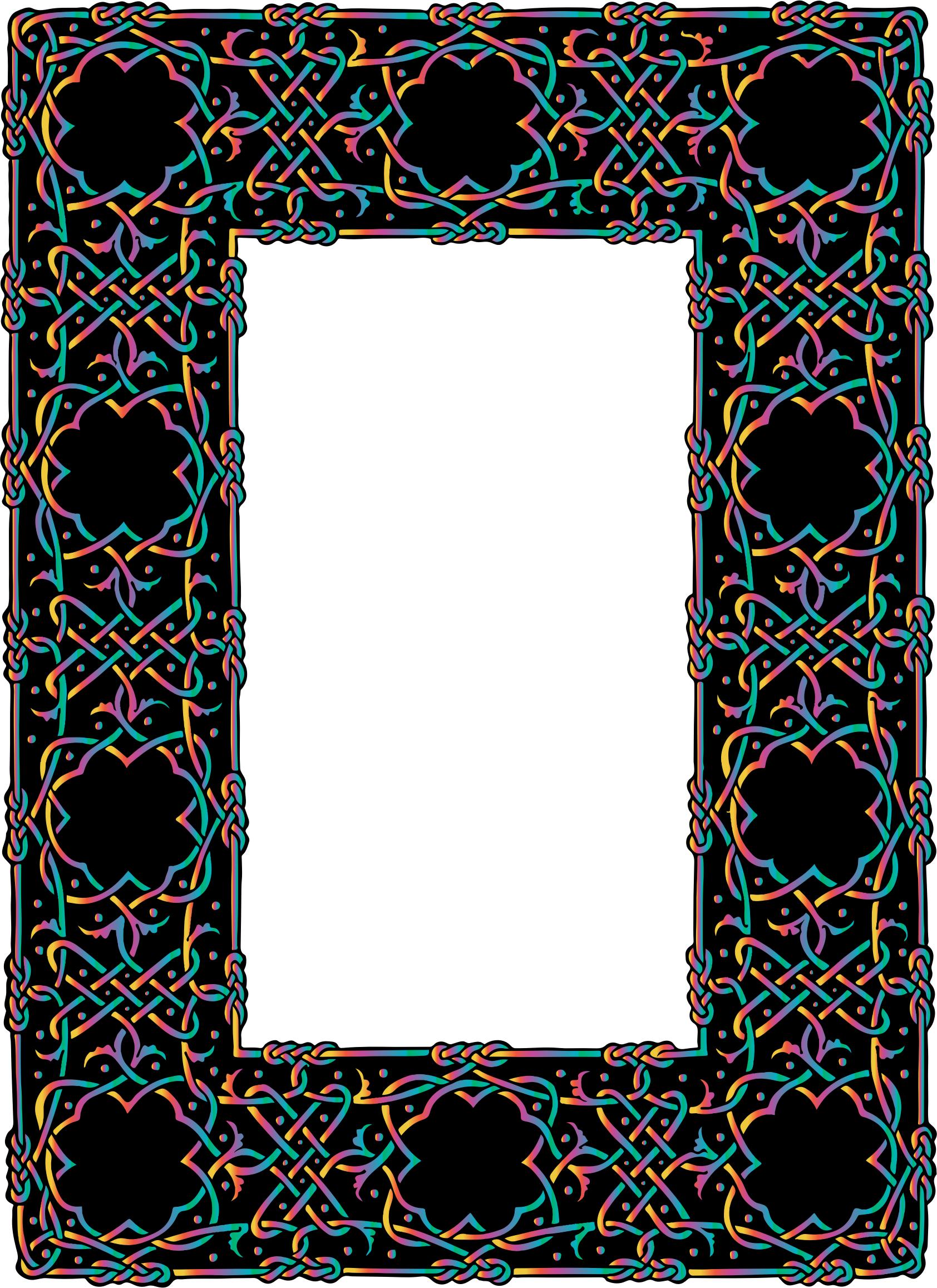 Prismatic Ornate Geometric Frame 2 png