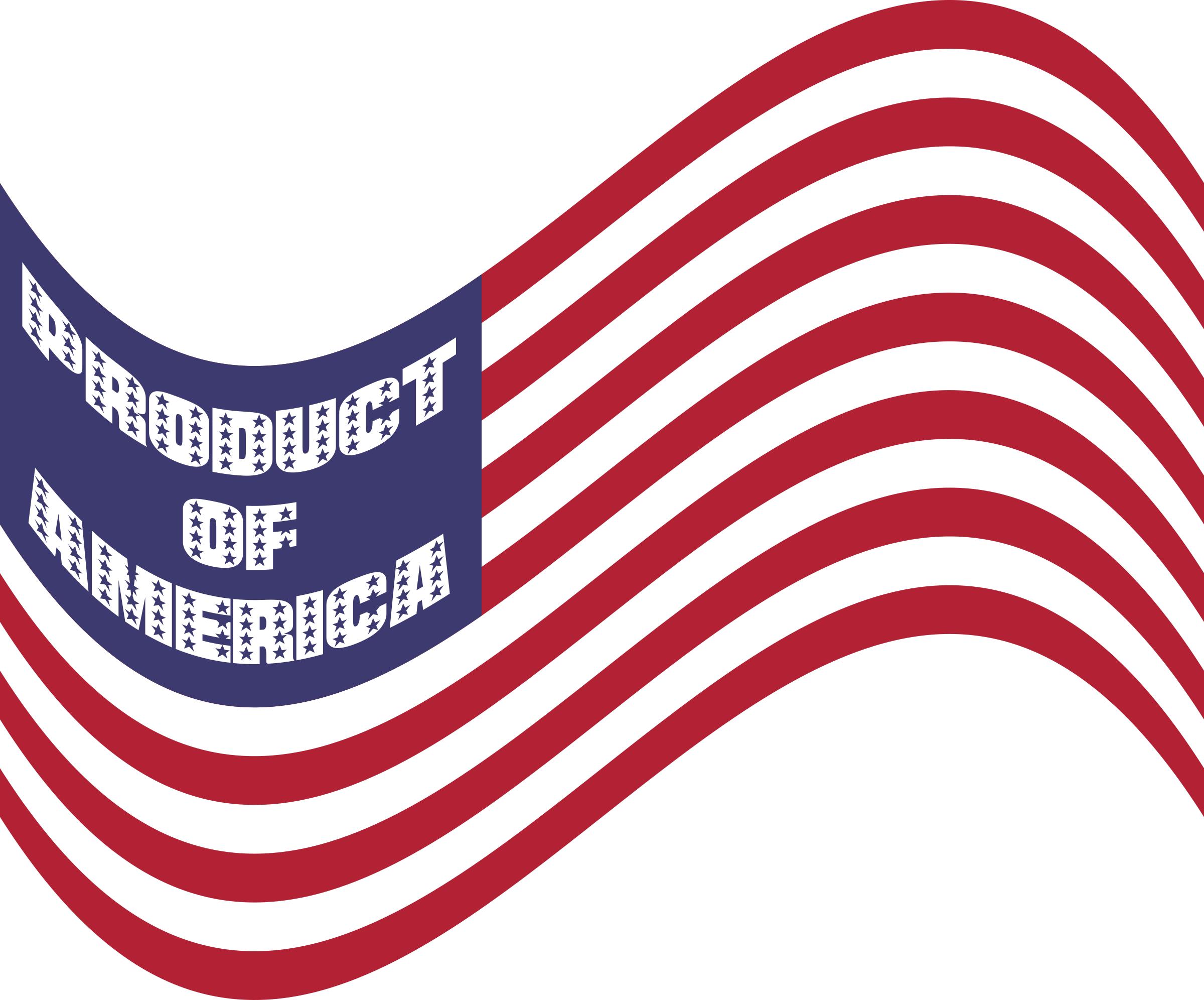 Product Of America Wavy Flag Variation 2 png