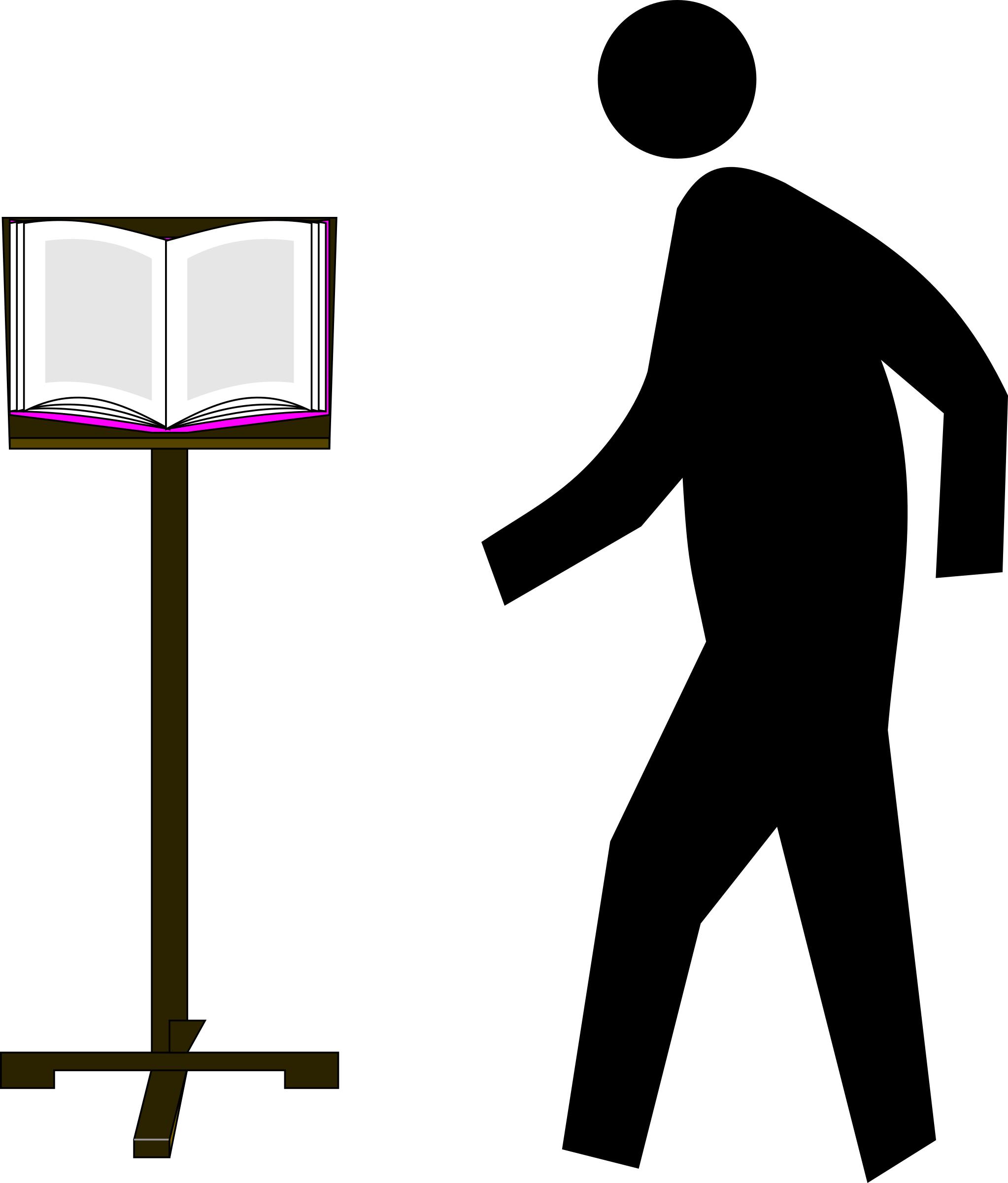 Professor at Lectern icons