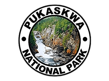 Pukaskwa National Park Round Sticker icons