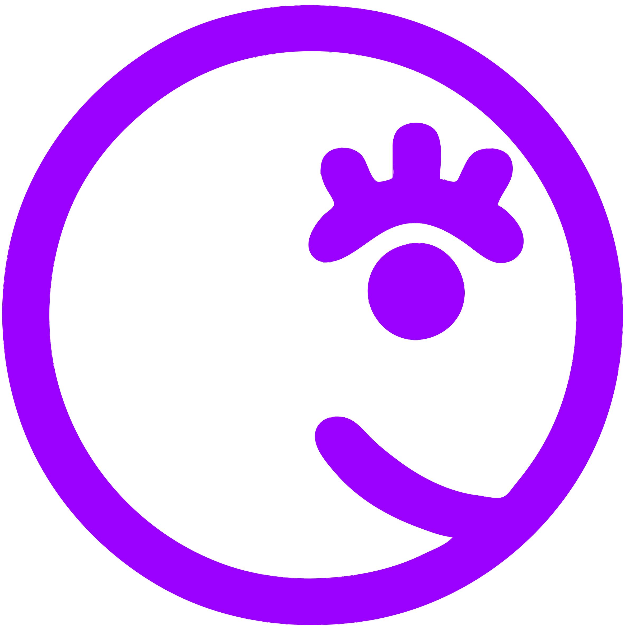 Purple Smiley png