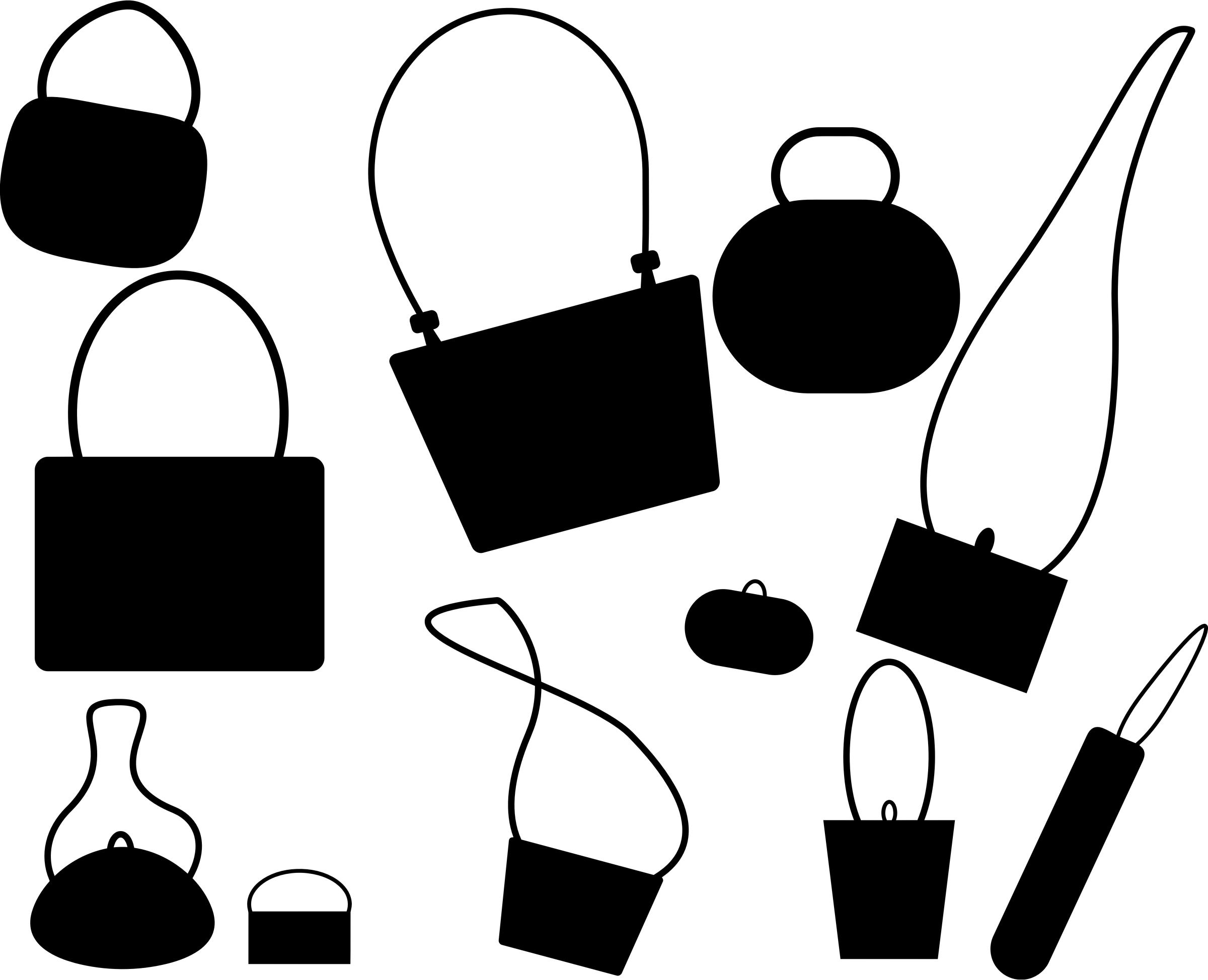 Purses Silhouettes png