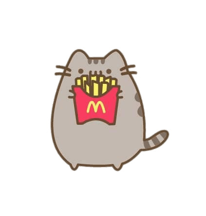 Pusheen McDonalds icons