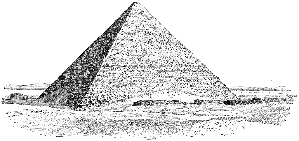 Pyramid Egypt Giza Drawing icons