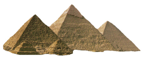 Pyramids Egypt icons
