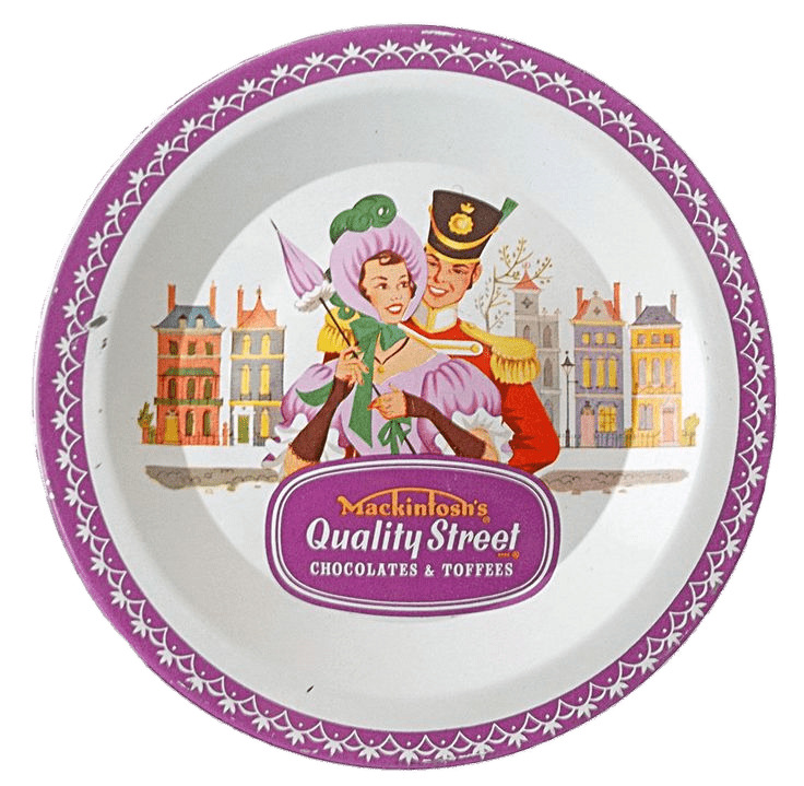Quality Street Chocolate Vintage Tin png icons
