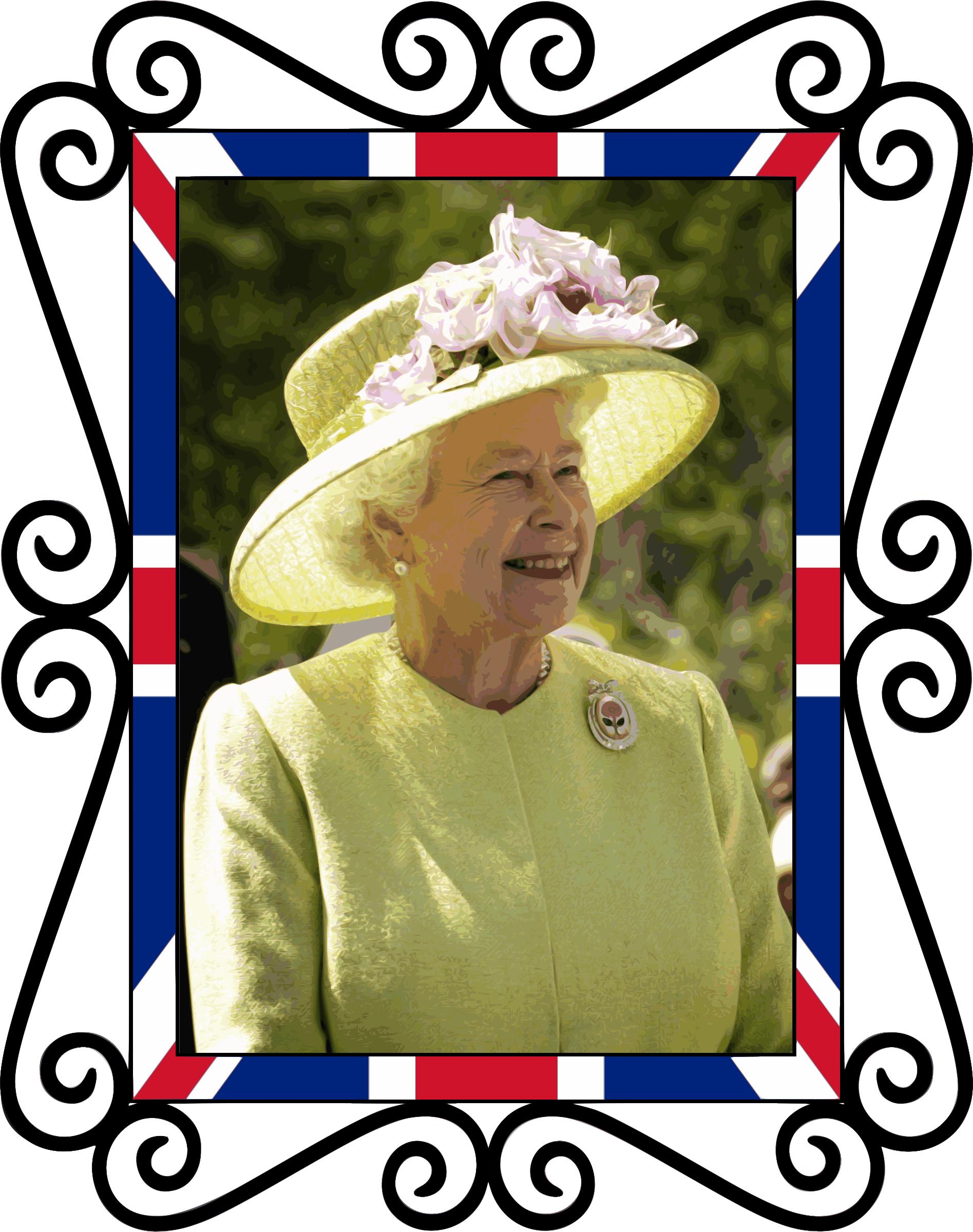 Queen Elizabeth II tribute PNG icons