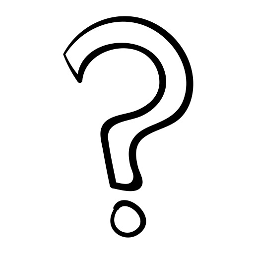 Question Mark Drawing icons