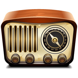 Radio Vintage Illustration png icons