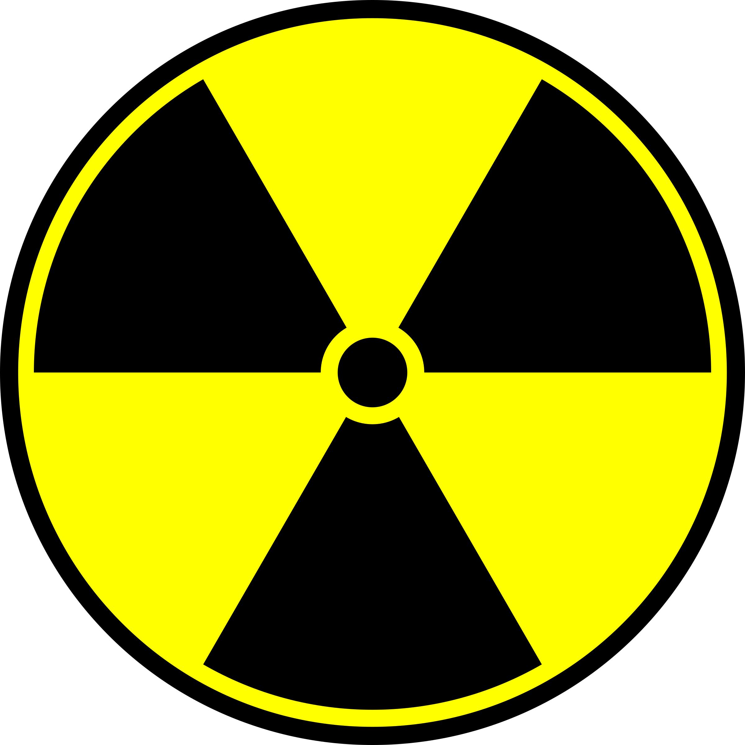 Radioactive symbol png