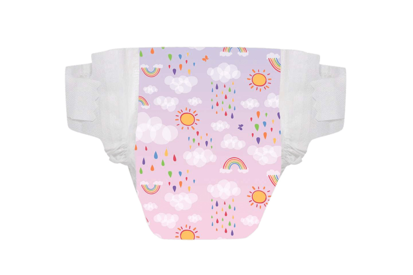 Rainbow and Sun Diaper png icons