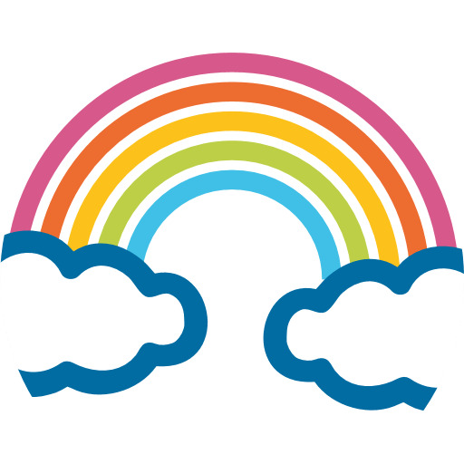 Rainbow Emoji PNG icons