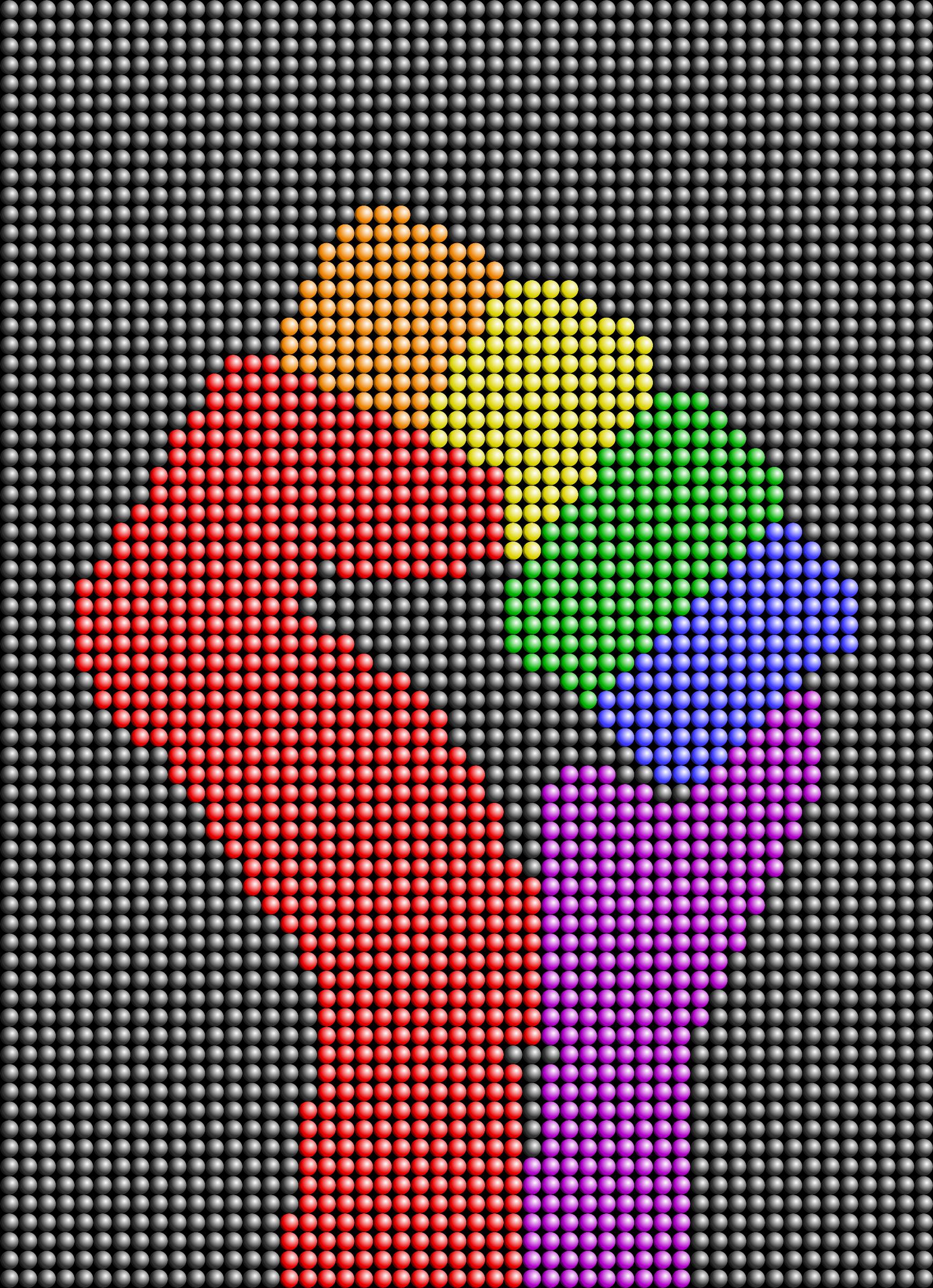 Rainbow fist remixed 3 png