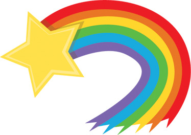 Rainbow Shooting Star icons