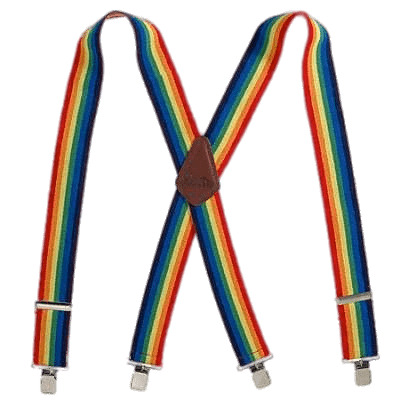 Rainbow Suspenders png