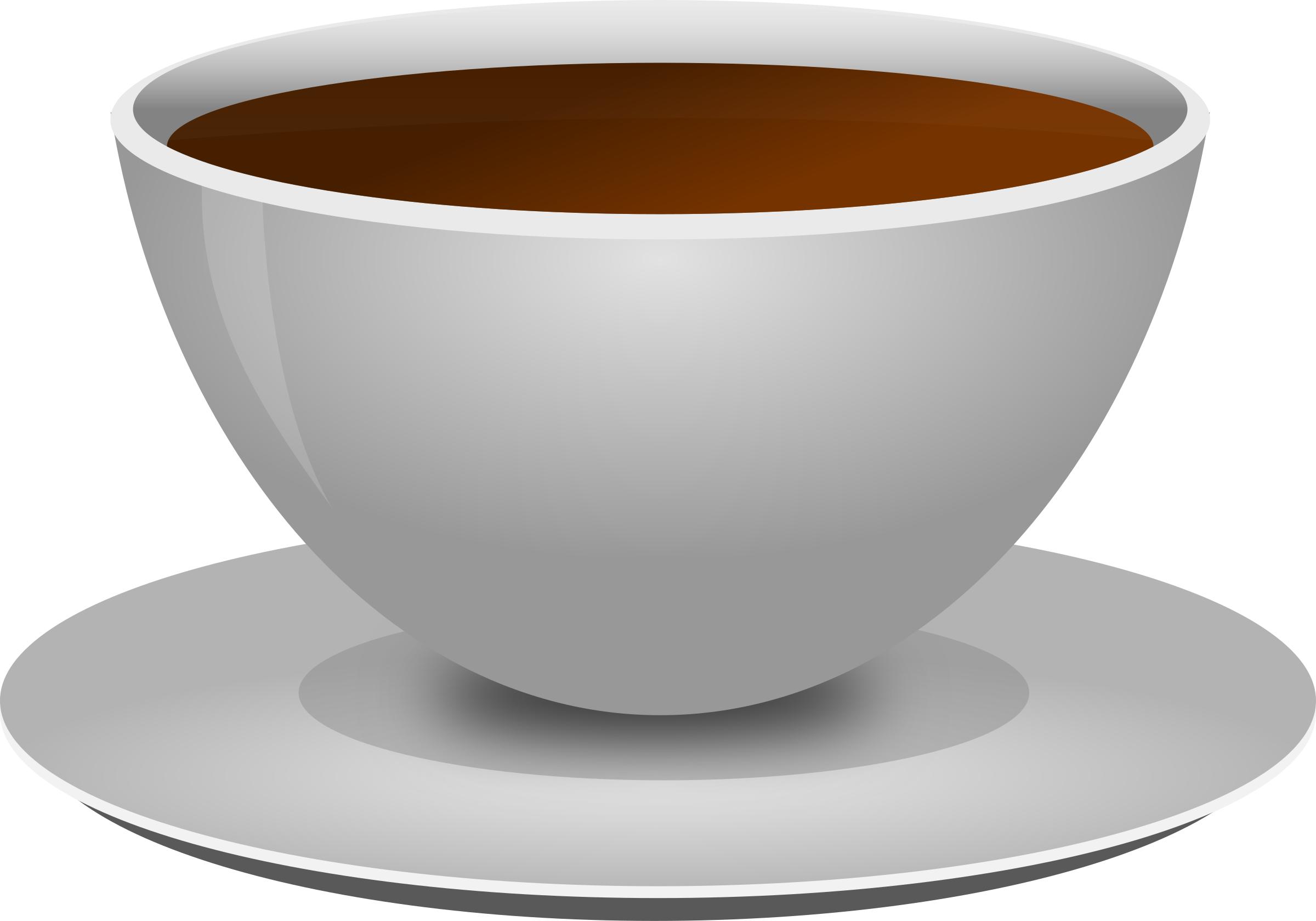 Realistic Coffee cup - Front 3D view png