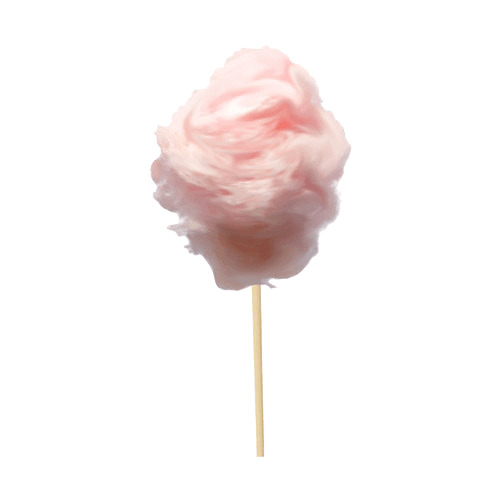 Realistic Cotton Candy icons