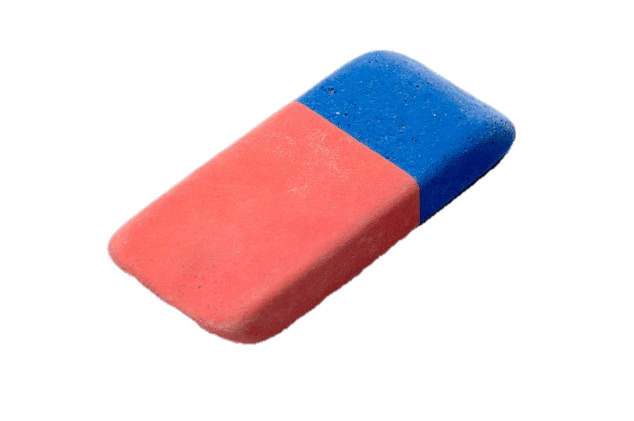 Red and Blue Eraser png
