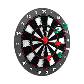 Red and Geeen Darts In Dartboard icons