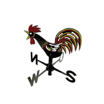 Red and Green Weathercock png icons