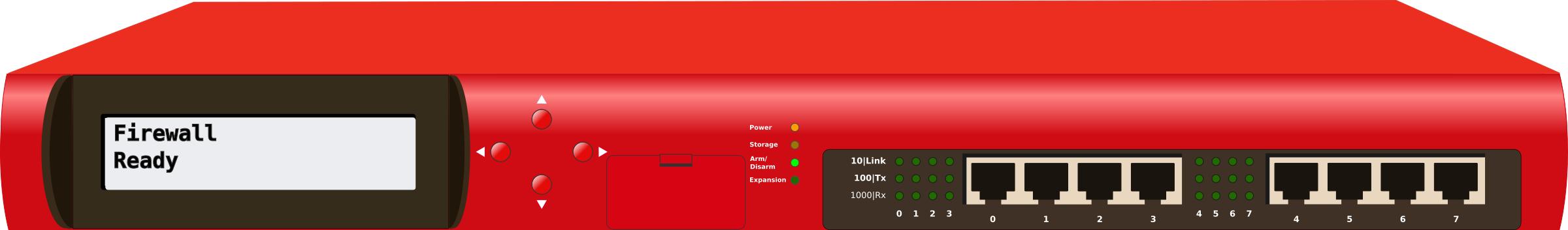Red Firewall Appliance png