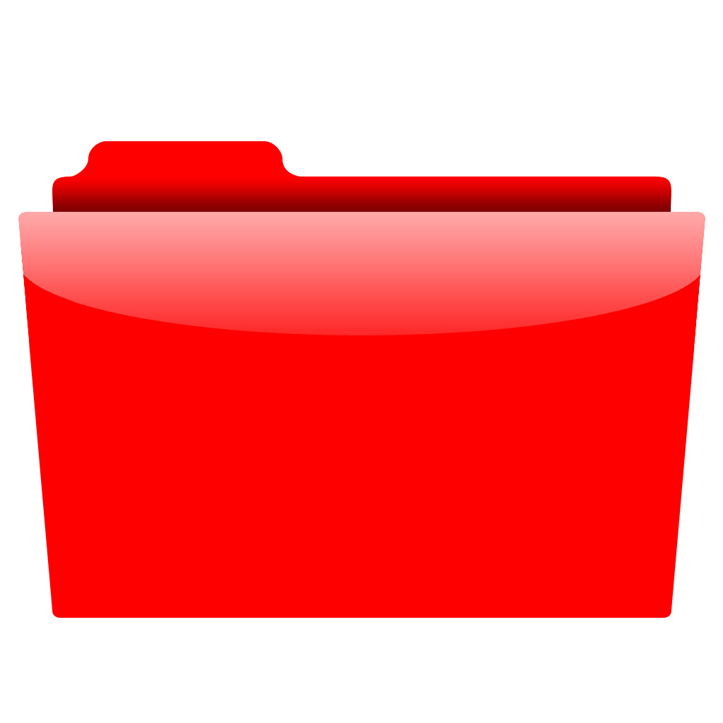 Red Folder png icons