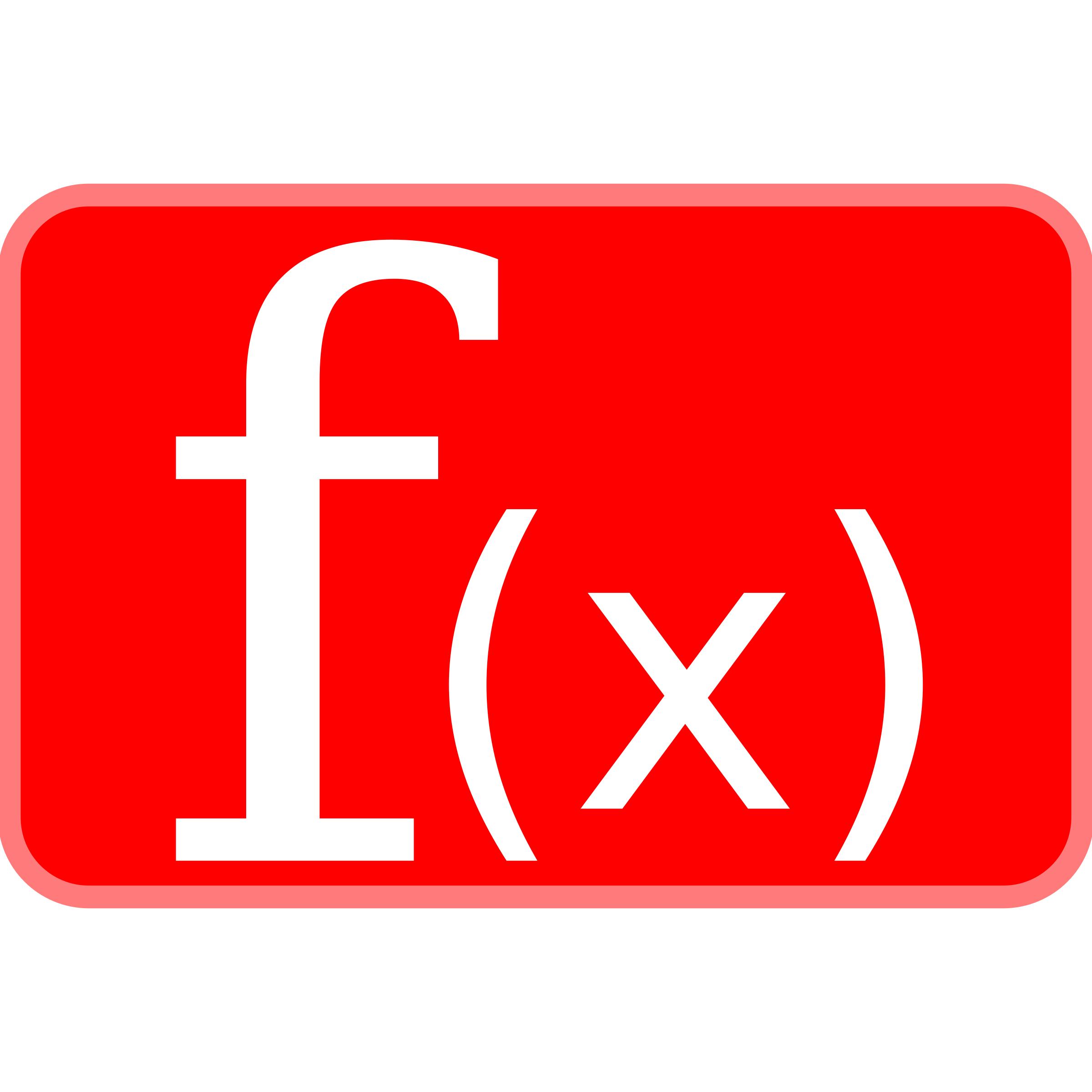 Red Function Icon png