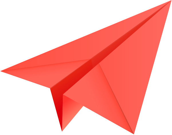 Red Paper Plane icons