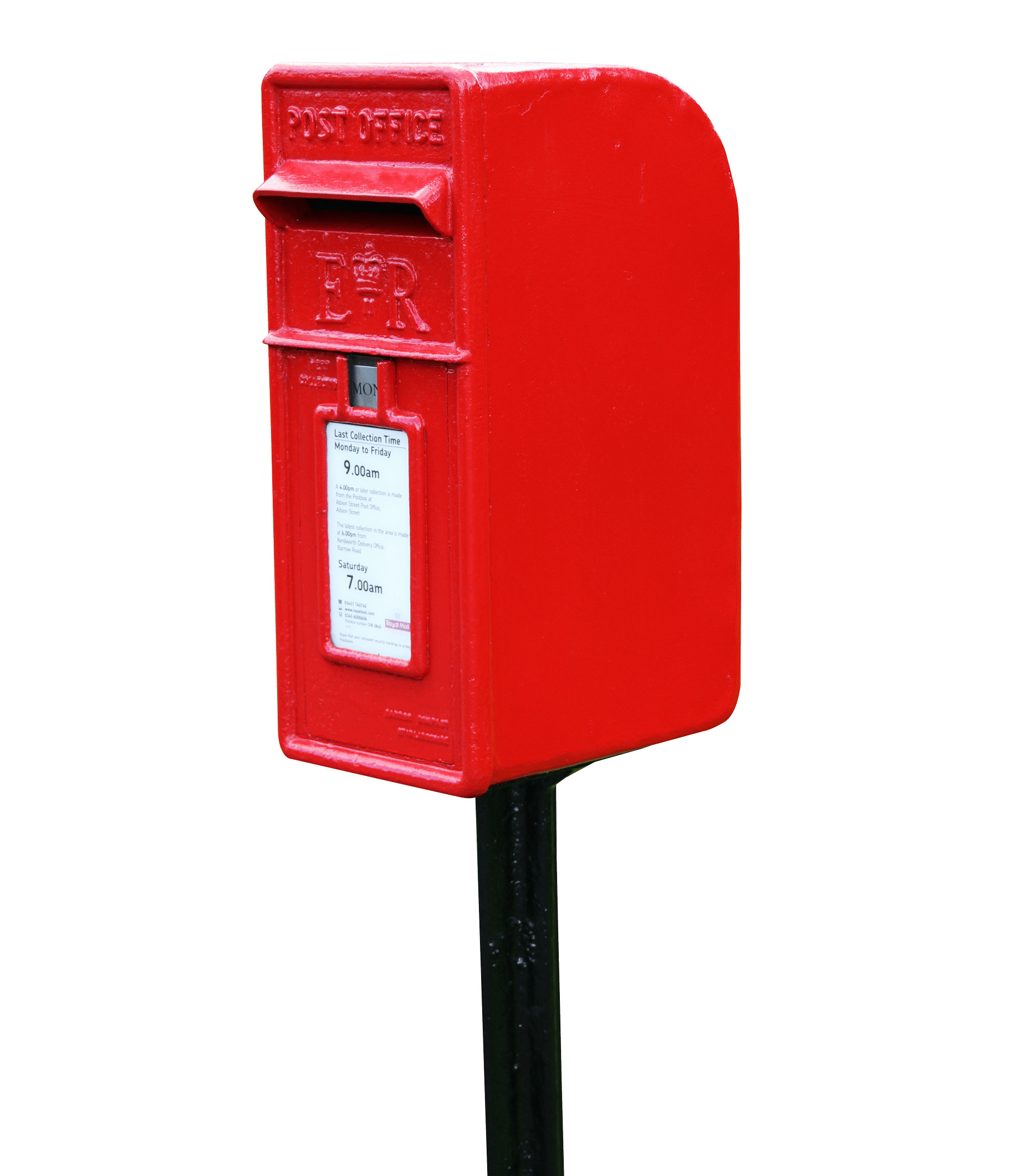 Red Postbox on Stand png icons