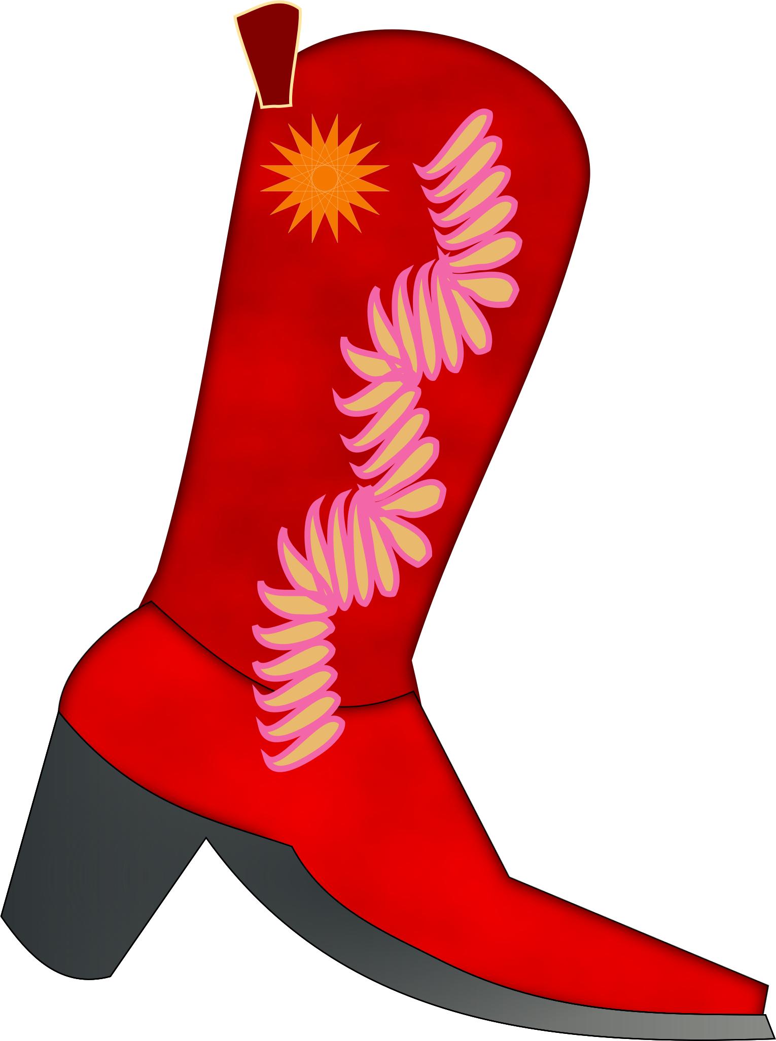 Red Santiag for women png