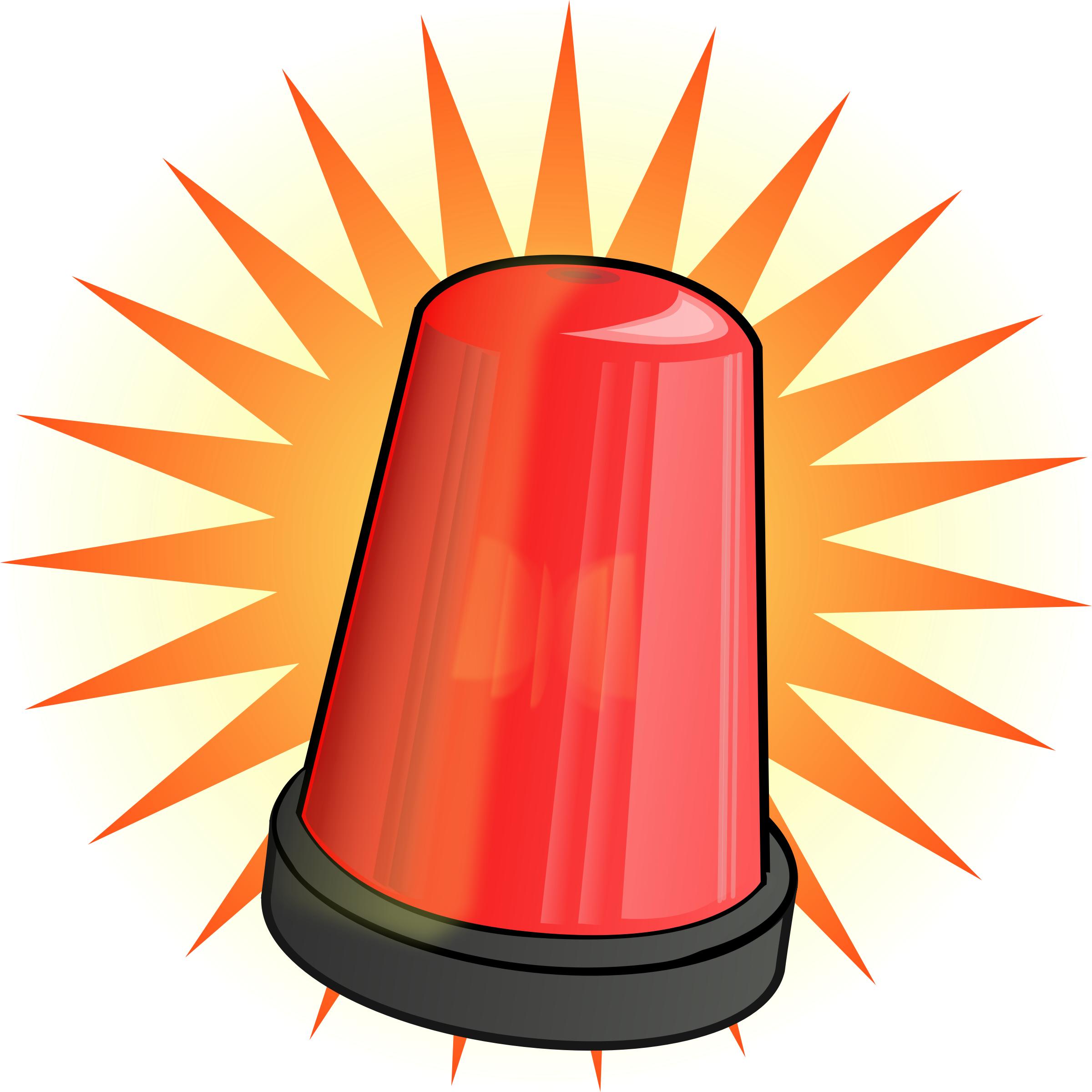 Red signal light png